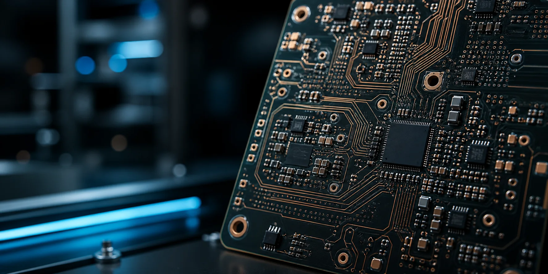 Advanced multilayer printed circuit board in a precision manufacturing environment